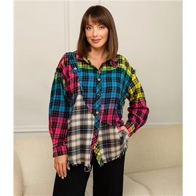 Рубашка #КТ36386, розовый