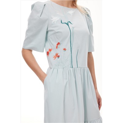 NiV NiV fashion 409 светлая_бирюза, Платье