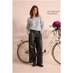 NiV NiV fashion 959 черный, Брюки