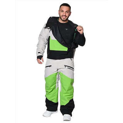 Комбинезон AA-0213 Серо-салатовый