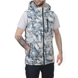 2121 WHITE Жилет мужской (100 гр. синтепон)