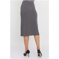 Юбка И 001 дл/серый
