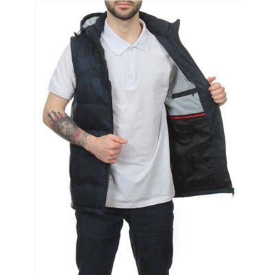 2121 DK. BLUE Жилет мужской (100 гр. синтепон)