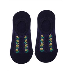 Следки р.35-40 "Flower" Ряды цветов Тёмные