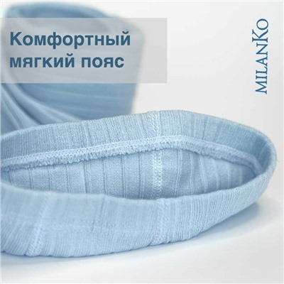 Детские колготки из натурального хлопка "широкая полоска" MilanKo IN-106