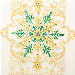 Скатерть новогодняя "Этель" "Golden Christmas" Скатерть новогодняя 150*110 +/-3см с ГМВО, 100%хл, 190г/м2