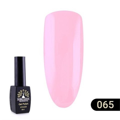 Гель лак Global Fashion BLACK ELITE 065, 8 мл