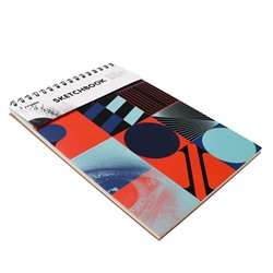 Скетчбук 21×29 см для пастели, 30 листов, жесткая обложка, плотность 130 г, МИКС