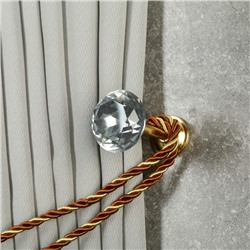 УЦЕНКА Держатель для штор Kd=001, однорожковый, цвет золото