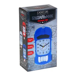 LADECOR CHRONO Будильник в виде машины 18х6х10см, 1хAA, пластик
