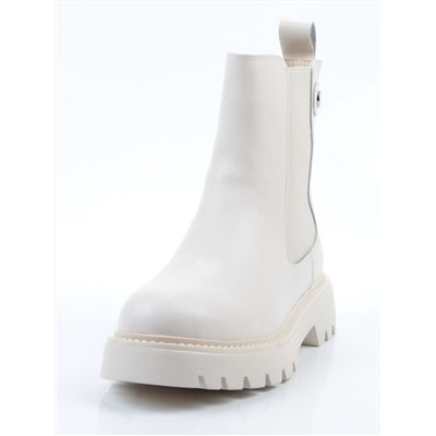 04-PAT17-2Z MILK Ботинки зимние женские (натуральная кожа, 100% шерсть)