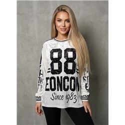 Лонгслив OVER SIZE (велюр)