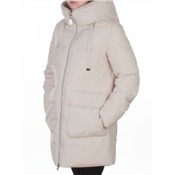 8379 LT. BEIGE Куртка зимняя женская (200 гр. холлофайбер)