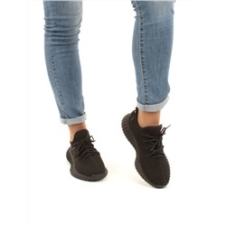 05-B552-18 BLACK Кроссовки женские (текстиль)