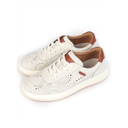 05-PDL251-2 BEIGE Кроссовки женские (натуральная кожа)