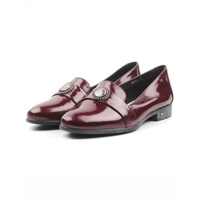 03-DMQN15-3 WINE Полуботинки женские (натуральная кожа)