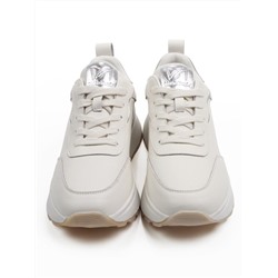 03-A9068-2 MILK Кроссовки женские (натуральная кожа)