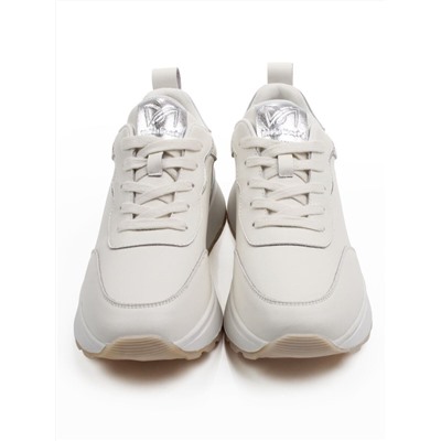 03-A9068-2 MILK Кроссовки женские (натуральная кожа)