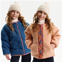 GZBM3319 двусторонняя куртка для девочек (1 шт в кор.)