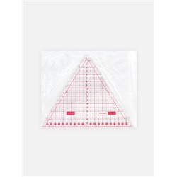 Линейка для квилтинга и пэчворка «Треугольник» 60°, 20×23×0.3 см