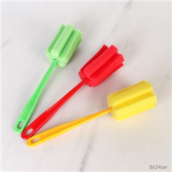 Ершик для мытья посуды 24 см / BC-088 /уп 250/ с губкой