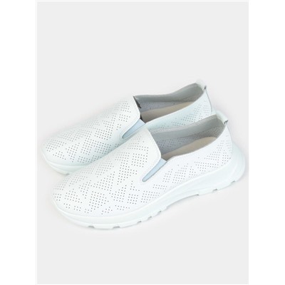 03-PDXL152-3 LT. BLUE Полуботинки спортивные женские (натуральная кожа)