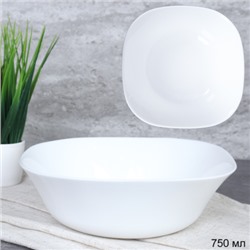 Тарелка квадратная суповая 750 мл 170 мм  / FSW-75 (WHITE) /уп 3/36/ 704200