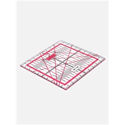 Набор линеек для квилтинга и пэчворка 30×30/25×25/15×15/10×10 см, s=3 мм