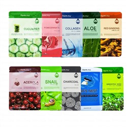 Набор тканевых масок FarmStay 10 штук originalКорейская косметика по оптовым ценам. Популярные бренды Корейской косметалогии в интернет магазине ooptom.ru.