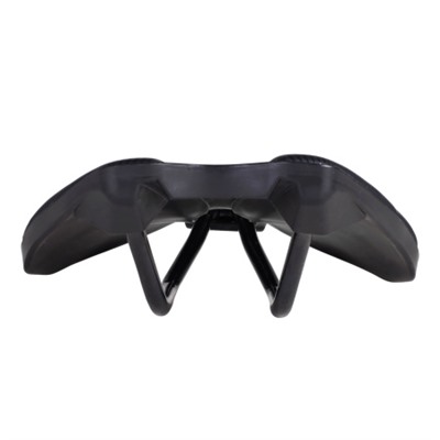 Седло велосипедное MTB хромолевое COMIRON MERCKX CM-01 240X140, Технологии: DW, ED, Верх: PU принтованный глянец/Цвет: Чёрный /уп 40/