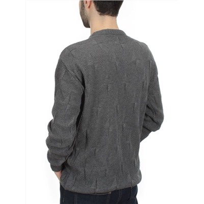 G636 GRAY Джемпер мужской (100% шерсть)