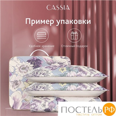 CASSIA СОЛАНЖ фиол. Покрывало 230x250-1/50х70 наволочки-2, 3пр.