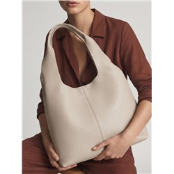 Женская кожаная сумка Richet 2903LN 891 Бежевый