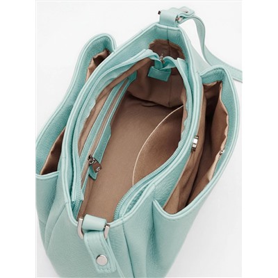 Женская кожаная сумка Richet 2225LN 897 Голубой