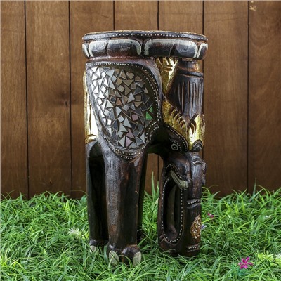 УЦЕНКА Табурет «Слоник» дерево 22×22×40 см