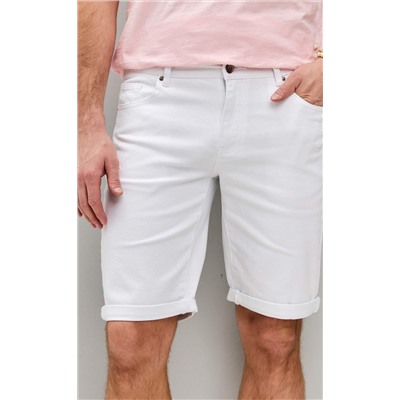 Шорты джинс F311-0972 white