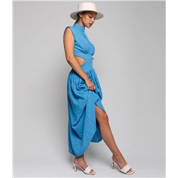 Платье #ОТЦ04002, голубой