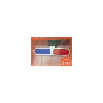 Фонарь задний COMIRON "ATTENTION" суперлегкий; свет LED; аккум 250mAh; влагозащита IP64. /уп 50/