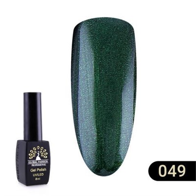 Гель лак Global Fashion BLACK ELITE 049, 8 мл