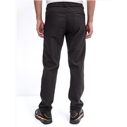 Брюки мужские утепленные зимние на подкладке из флиса F221-08-23000 тёмно-серые