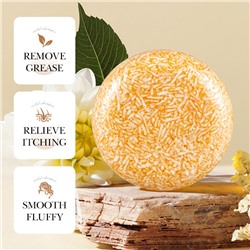 (ЗАМЯТА КОРОБКА) Твердый шампунь с экстрактом имбиря SADOER Ginger Extract Solid Shampoo, 60 гр.
