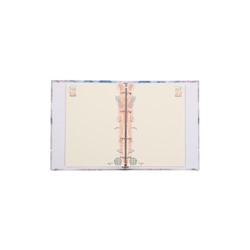 Тетрадь на кольцах 80л кл CARRARA, со смен блоком, тв обл, бл 60 г/м2