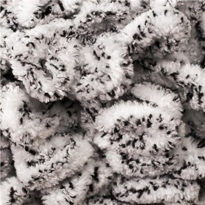 Плюшевая пряжа для вязания руками ALIZE, Puffy, 100% микрополиэстер, 9 м/100 г, (686 белый леопард)