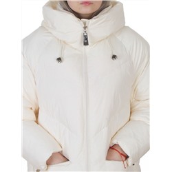 8808 MILK WHITE Куртка зимняя женская (150 гр. холлофайбер)
