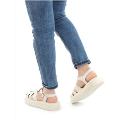 08-PEAG35-1 LT. BEIGE Босоножки женские (натуральная кожа)