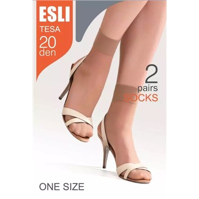 ESLI TESA 20 (2 пары) Носки женские