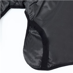 Куртка для больших собак, мембрана, XL (ДС 40, ОШ 41, ОГ 56 см),серо-оранжевая
