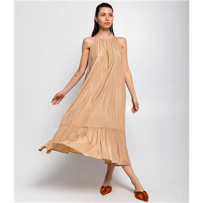 Платье #КТ1703, бежевый