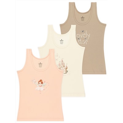 4740 Майка для девочки многоцвет (BAYKAR)