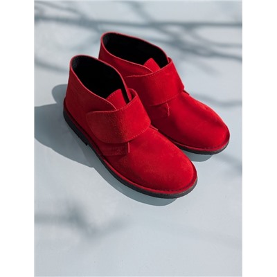 Ботинки на липучках из натуральной кожи от Ab.Zapatos 3316 New R • Fuego АКЦИЯ &##x1f525;